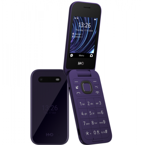Mobilus telefonas HMD 2660 FLIP 4G TA-1711 Dual Sim violetinis